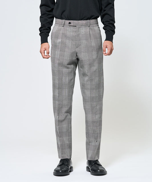 TEDDY テディ Fresco wool grain plaid
