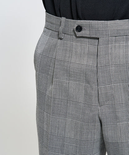 TEDDY テディ Fresco wool grain plaid