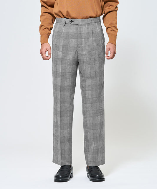 HOLLEBECK ホールベック Fresco wool grain plaid